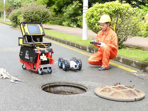 新城街道管道机器人检测