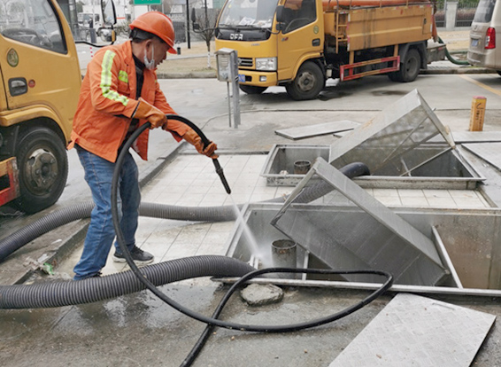 新城街道隔油池清理
